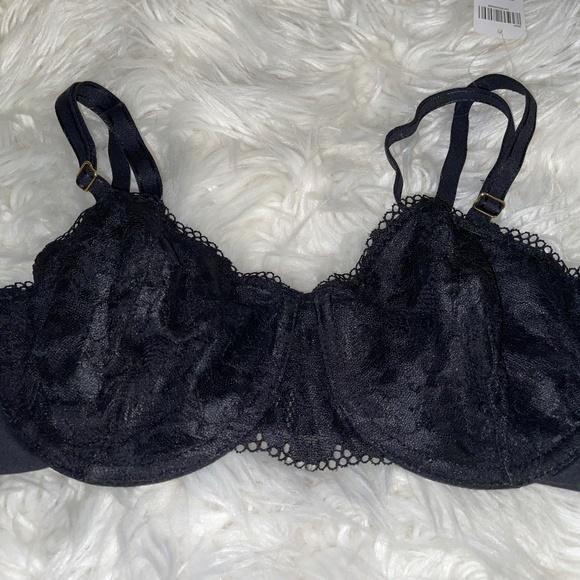 Soma Bra Black Lace embraceable signature, aol balconette Size 34C - Picture 1 of 8